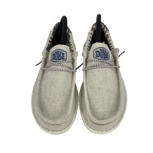 Hey Dude Womens Wally Youth‎ Shoes Size 7 Patriotic Stars Stripes 40040-1K1